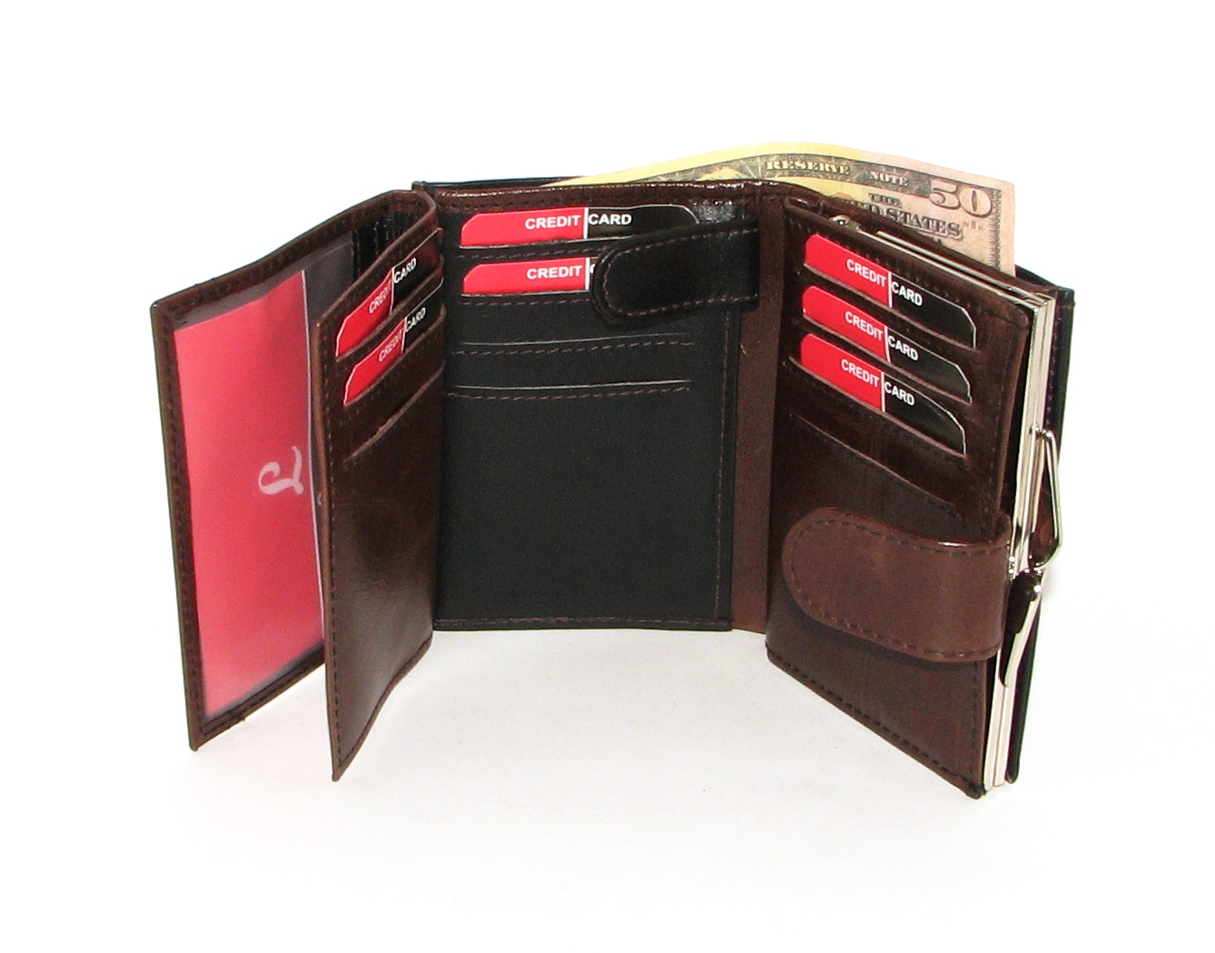 Кошелек женский Lorenti LT-01-BCF BROWN Кошелек женский Lorenti LT-01-BCF BROWN